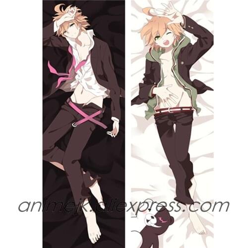 Anime Game Danganronpa: Trigger Happy Havoc Komaeda Nagito Male Dakimakura Body Pillowcase Hug Pillow Cover Case