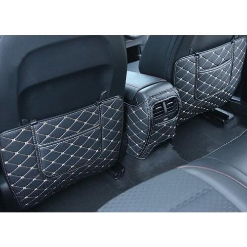 Lsrtw2017 Car Seat Cover Armrest Protector Anti-kick Mat for Ford Focus Mk4 2019 2020 2021 ST Line Accessories Auto Styling