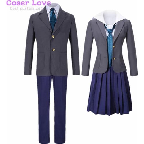 Keep Your Hands Off Eizouken! Asakusa Midori Mizusaki Tsubame Kanamori Sayaka female male school uniform Cosplay Costume