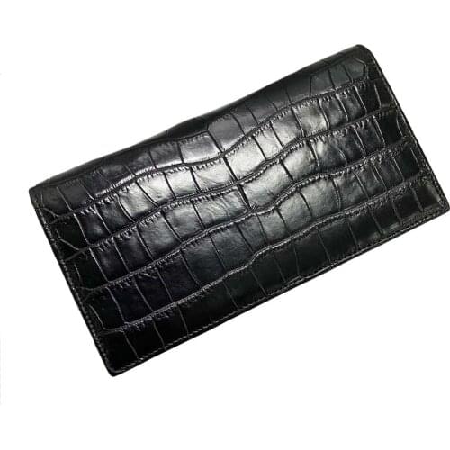 Hongsen crocodile belly long crocodile wallet long wallet crocodile man wallet male purse clutch bag