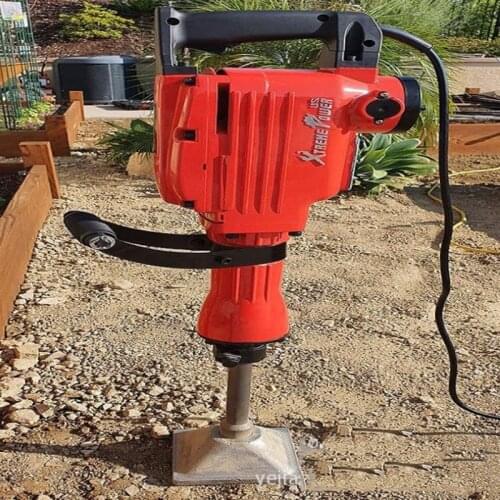 TR-100 TR-300 tamping hammer, gravel flattening, vibrating plate, flattening the ground, compaction 150*150MM