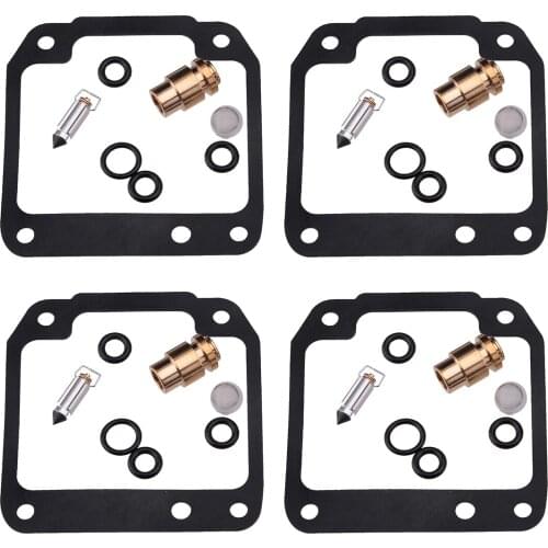 4Sets Carburetor Carb Repair Rebuild Kit Motorcycle Fit for Yamaha FZ600 FZ600S/SC FZ600T/TC YX600 Radian YX600W/WC YX600A/AC