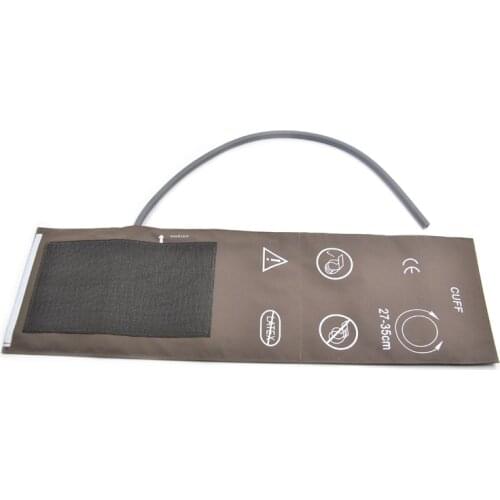 Kmtkeramed Reusable Blood Pressure Cuffs, ADULT size,brown Single-tube, Limb cir.=27~35cm, Packaging: 1 piece/pk