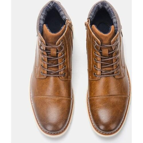 Size 7-13 brand men boots Top quality mens casual shoes handsome comfortable Retro leather boots