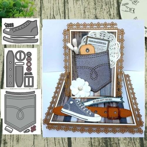 Shoes and labels Metal Cutting Dies cut die mold decoration Scrapbooking paper craft mould punch stencils
