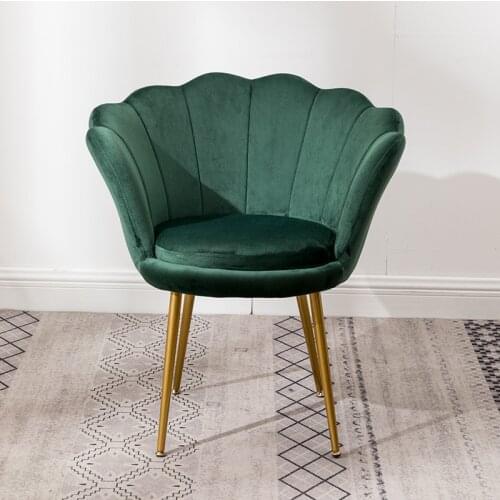 Single lazy sofa Nordic light luxury single net red female makeup bedroom small stool back balcony leisure chair