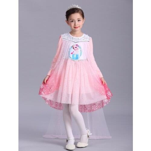Christmas Clothing Cosplay Halloween Costume for Kids Performance Custume 3-8Y Cosplay Aisha Long Sleeve Princess Costume