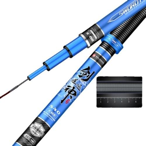 Superhard Ultralight Hand Rod Taiwan Fishing Rod High-quality Carbon Multiple Waters Fish Pole Canne a Peche Fishing Accessories