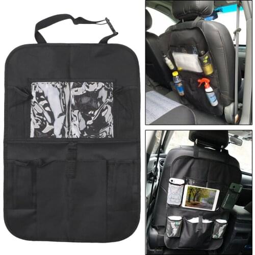 Tablet Holder Universal Automobiles Interior Accessory Multi-Pocket Storage Bag Car Seat Back Organizer