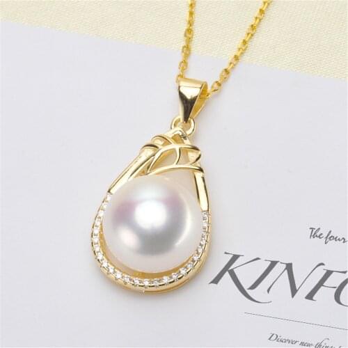 S925 Sterling Silver Screw Eye Pin Bail Top Drilled Beads End Cap For DIY Pearl Charm Pendant Connectors Jewelry Making