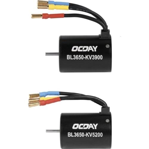 Waterproof Brushless Motor 1:10 BL3650 3900KV 4300KV 5200KV Sensorless Brushless Motor 4 Poles for RC 1/10 Car Boat