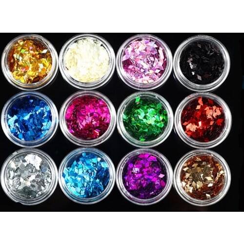 1pcs Colour Modeling Clay Sequin Glitter Filler Fluffy Slime Box Toys Children Charms Lizun Kit Accessories Funny Gift