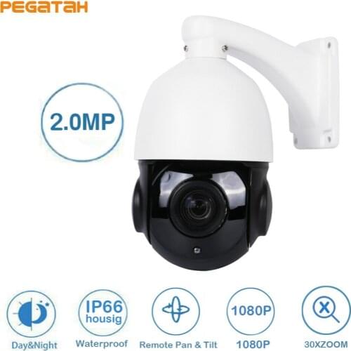 1080P IP PTZ Camera 30X ZOOM Onvif Waterproof Mini Speed Dome Camera H.264 H.265 IR-CUT IR 60M P2P CCTV Security Camera
