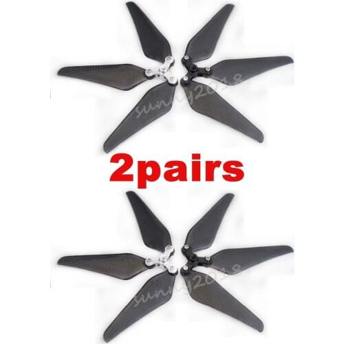 2pairs 9443 Self-Locking Foldable CF 3-Blade Propeller Carbon fiber Prop For DJI Phantom 1 2 2+ Vision