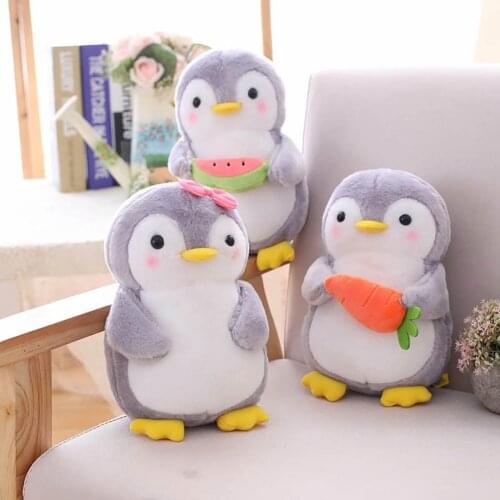 25cm Soft Small Penguin Plush Toys Stuffed Cartoon Animal Doll Fashion Toy for Kids Baby kawaii Girls Room Decor игрушки