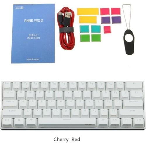 60% Mechanical Keyboard Bluetooth 4.0 Type-C RGB 61 Keys Cherry Blue Red Switch
