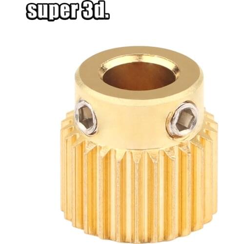 1/5/10Pcs 3D printer Accessories 40 Tooth/ 26 Teeth Brass Extrusion Gear Inner Diameter 5MM For Reprap Extruder