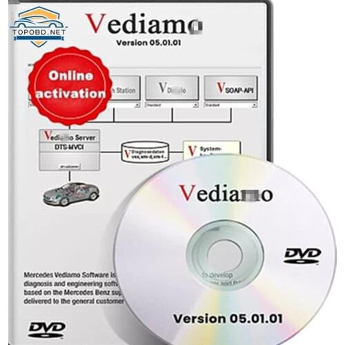 Hot sell For MB STAR C4 SD C5 Offline Programming By-pass TIPS Vediamo 5.01.01 Engineering Software SCN VEDOC CODING
