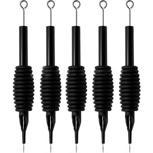 5Pcs Needle Disposable Sterile 3/4 Inch Tattoo Needle Tube Grips- with Tip 5/7/9RL Body Art Tattoo Pen accesories