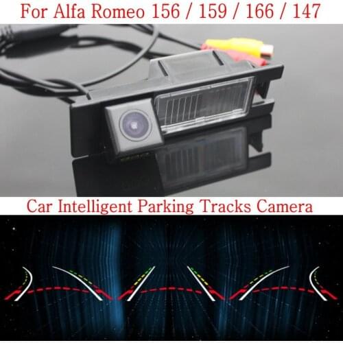 Lyudmila Car Intelligent Parking Tracks Camera FOR Alfa Romeo 156 / 159 / 166 / 147 HD Back up Reverse Camera / Rear View Camera