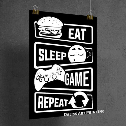Canvas Game time of day Pictures Home Decoration Paintings Poster HD Prints Wall Art Modular Living Room Framed