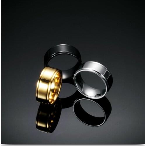 3pcs Punk Hip-hop Chunky Rings for Women Mens Trendy Geometric Circle Stack Gold Ring Minimalist Party Wedding Jewelry