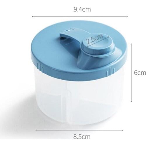 Baby Food Storage Box Milk Powder Storage Box Portable Four-compartment Container Kids Snacks Container Food Storage Case
