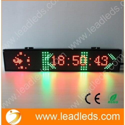 LLDP10-1696RGB USB and RS232 port programmable full color SMD scrolling led advertising board