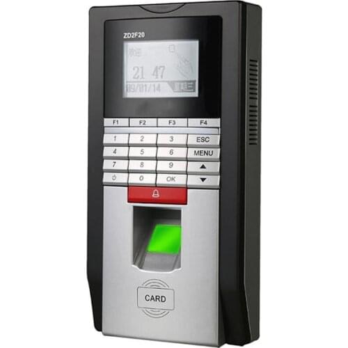 Fingerprint Attendance Punch Card Machine Fingerprint To Work Fingerprint Machine Sign Machine Punch Card Machine ZD2F20 12v