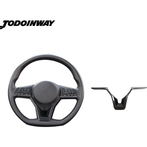 Steering Wheel Sticker Frame Trim ABS Plastic For Nissan Versa For Rogue Sport For X-TRAIL T32 For Qashqai Interior Accessories