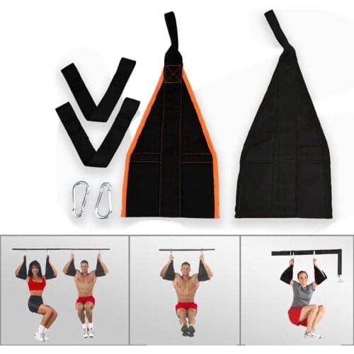 New Fitness AB Sling Straps Abdominal Hanging Belt Chin Up Sit Up Bar Pull Up Heavy Duty Muscle Training Support Suspension Belt