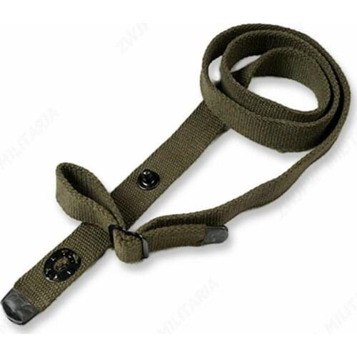 WWII WW2 US ARMY M1 CARBINE RIFLE CARRY BODY SHOULDER SLING GREEN WORLD WAR II SOLDIER MILITARY WAR REENACTMENTS EQUIPMENT