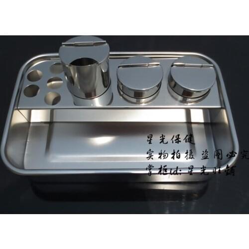 Stainless steel instrument tray medical tray anti-iodine disinfection dish