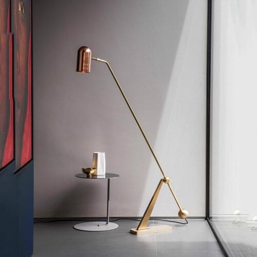 Postmodern minimalist retro floor lamp Nordic style fashion creative personality living room sofa next to bedroom floor lamp