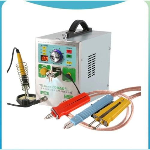 SUNKKO 709AD+ update NEW big power version from 709AD 4 IN 1 Spot Welder fixed pulse welding +constant temperature soldering