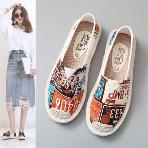 Womens flat Shoes Ladies Canvas Shoes Lazy Casual Breathable Womens Canvas Shoes 2019 Spring Womens Running Shoes