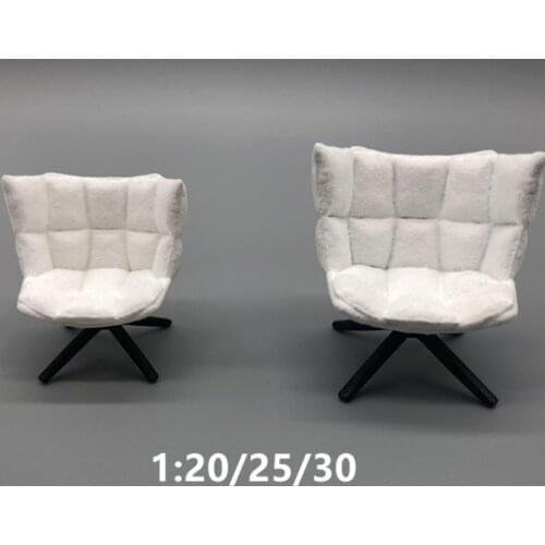 1/20 1/25 1/30 Scale Office Leisure Chair Model Chair Miniature Dollhouse Model Kit