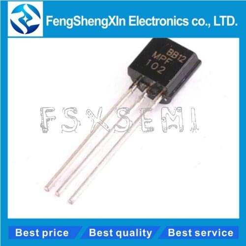 100pcs/lot 100% New original MPF102 TO-92 N-Channel RF Amplifier