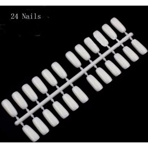 120 Colors Natural Board Display Nail Art Tips False Round Hoop Stick Practice for Polish Gel Showing Tools