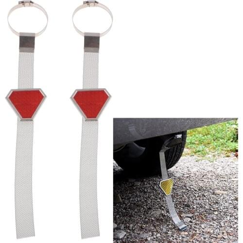 2 Pieces Vehicle Car Anti Static Strap Earth Belt Ground Wire Safety Chain