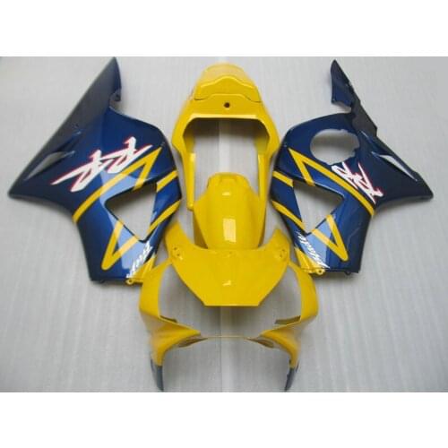Motorcyle Fairing Kit for HONDA CBR900RR 954 02 03 CBR 900RR 2002 2003 CBR900 ABS Yellow blue Fairings set+7gifts HH24