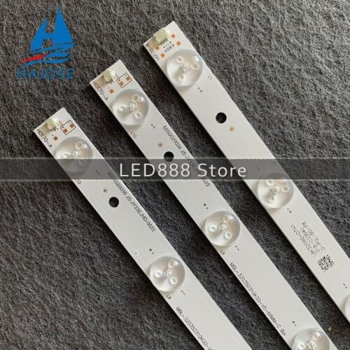 Kit 3pcs LED backlight strip For H32PA3100 671-315D3-21401 HK315D07M HK315D07P-ZC14A-03