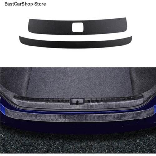 Car Leather Rearguard Rear Bumper Trunk Exterior Interior Fender Plate Protector For Honda Accord 10th 2021 2020 2019 2018