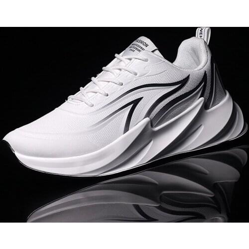 Sneaker shoes mesh sports man leisure white knitting Shoes sneakers on Men Male breathable Sneakers comfortable 39 zapatos shoe