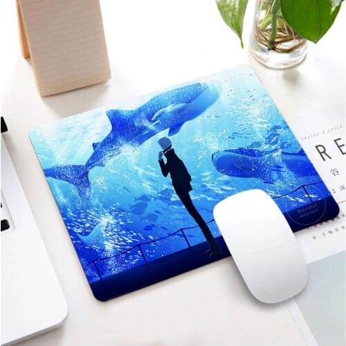 Jujutsu Kaisen small Mouse Pad Gaming Accessories Notebook Genshin Impact Kawaii Keyboard Pad Desktop Non-slip MousePad for LOL