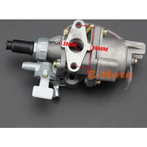 Mini Motobike 13mm Carburetor Pocket Rocket Dirt Pit Bike Quad Carb SUV For 47cc 49cc Engines 2-Stroke New