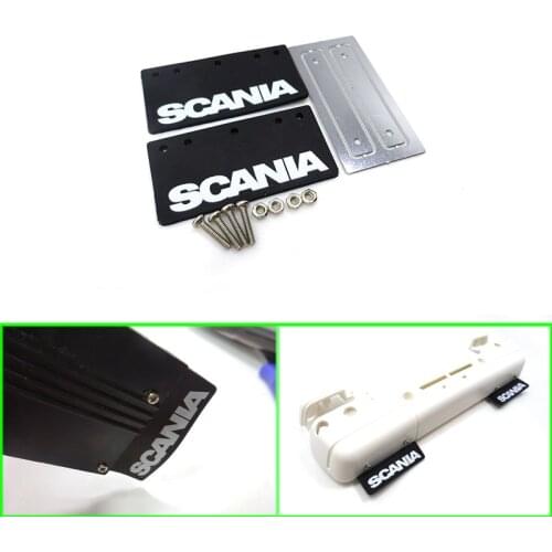 Front Wheel Small Mudguard Decoration for 1/14 Tamiya RC Truck Trailer Tipper Scania 620 730 Car Diy Parts
