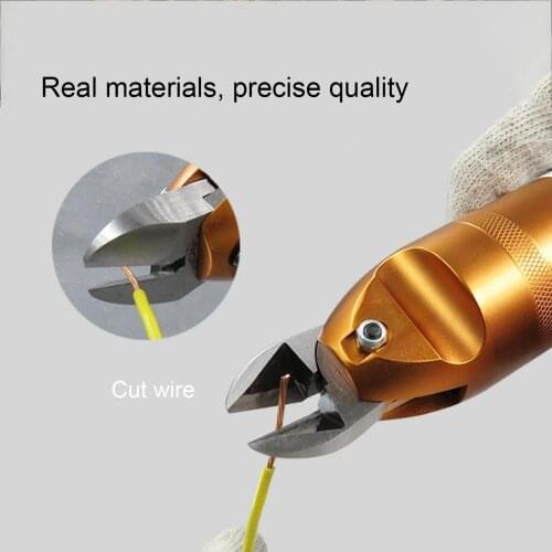 HS20-S5 Copper Iron Wire Cutting Pneumatic Scissors Oblique Crimping Pliers Durable High Hardness Pneumatic Cutting Pliers