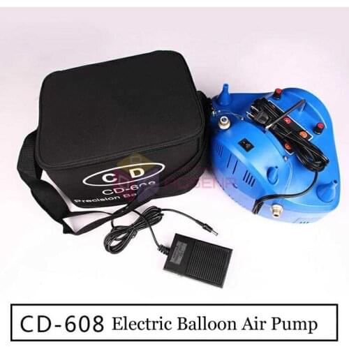 Portable CD-608 Balloon Inflator with Digital Timer 220V Electric Precision Balloon Pump