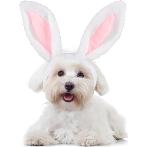1PC Bunny Ears Pet Headband Cute Dog Rabbit Ears Headwear Pet Headdress For Easter Cat Costume Kitten Puppy Hair Accessories